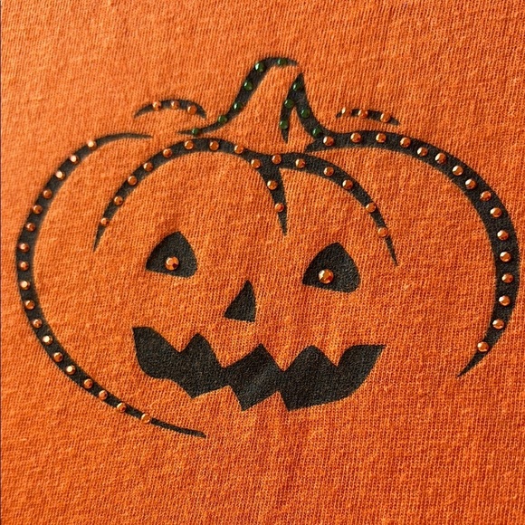 Orange Halloween Graphic T-Shirt - Picture 8 of 8